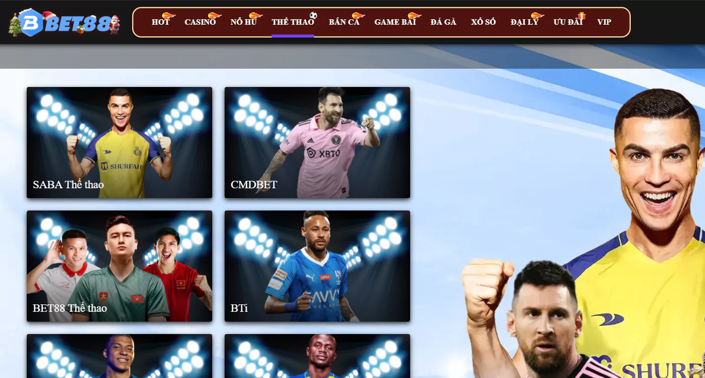 Các sản phẩm đặc sắc có mặt tại thể thao BET88