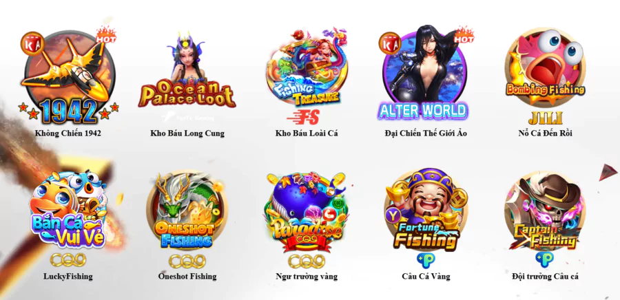 Các trò chơi bắn cá đổi thưởng hấp dẫn tại trang game Bet88