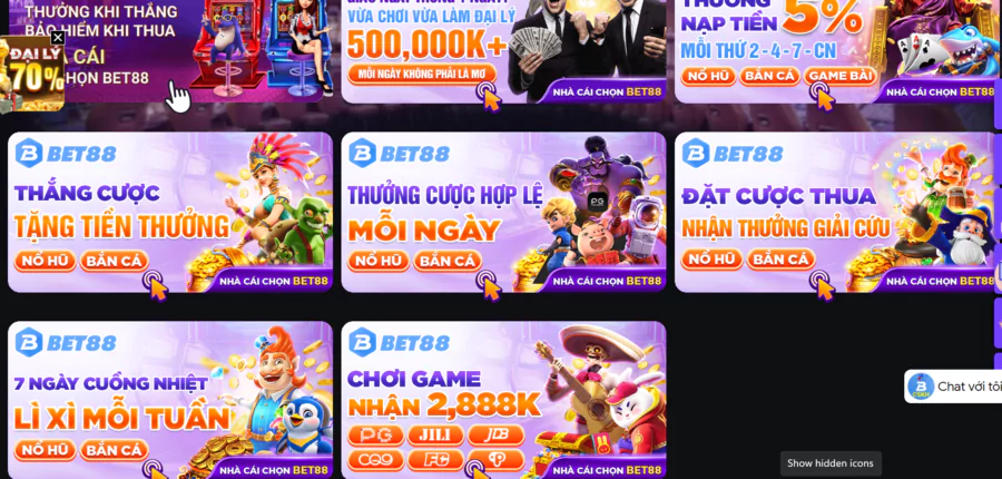 Siêu hoàn trả không giới hạn cực ngon cho bet thủ